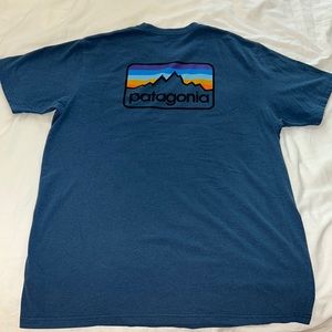 Patagonia logo tee